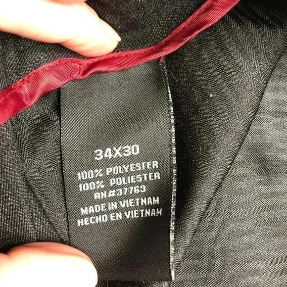 Axist City  Pant Greyish Black Dress Pants Size 34 - Picture 8 of 16